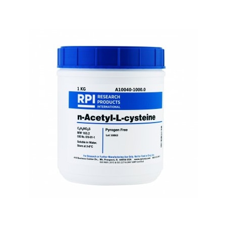 Rpi n-Acetyl-L-cysteine, 1 KG A10040-1000.0